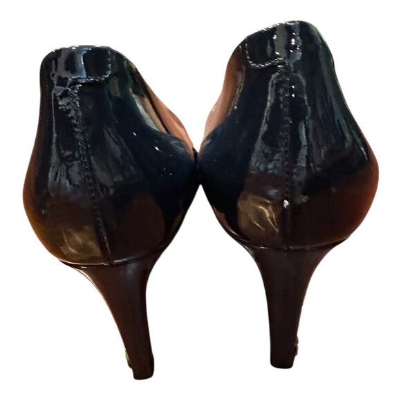 Gucci Patent Leather Pumps - Navy - Picture 4 of 6